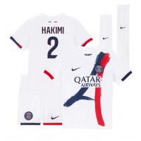 Billiga Paris Saint-Germain Achraf Hakimi #2 Barnkläder Borta fotbollskläder till baby 2024-25 Kortärmad (+ Korta byxor)